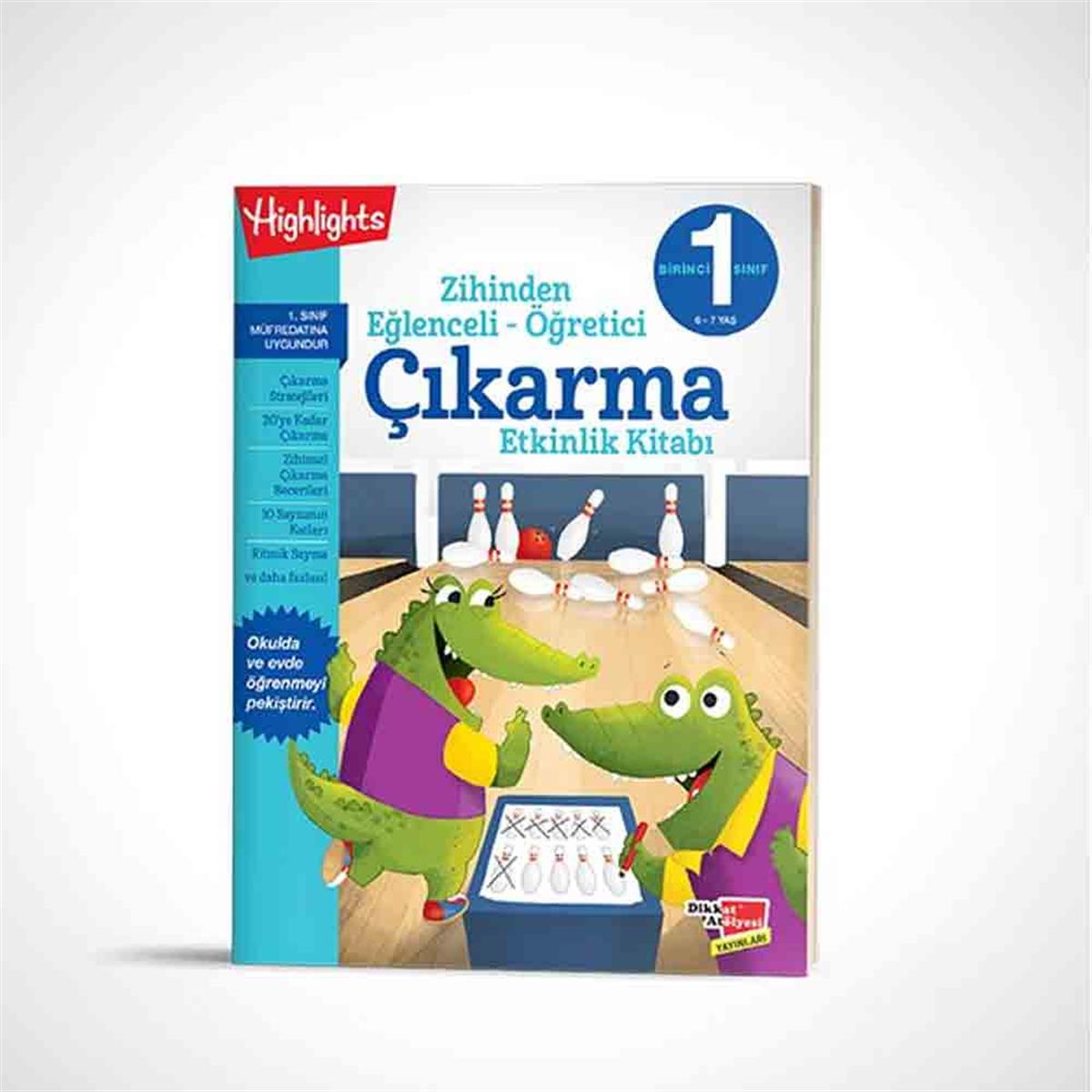 1. Sınıf Zihinden Eğlenceli-Öğretici Çıkarma Etkinlik Kitabı