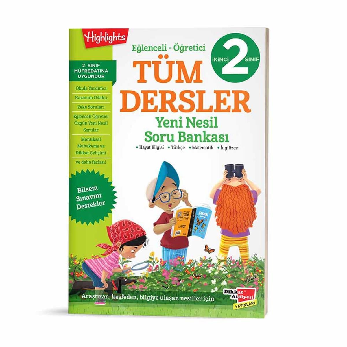 2. Sınıf Tüm Dersler Yeni Nesil Soru Bankası