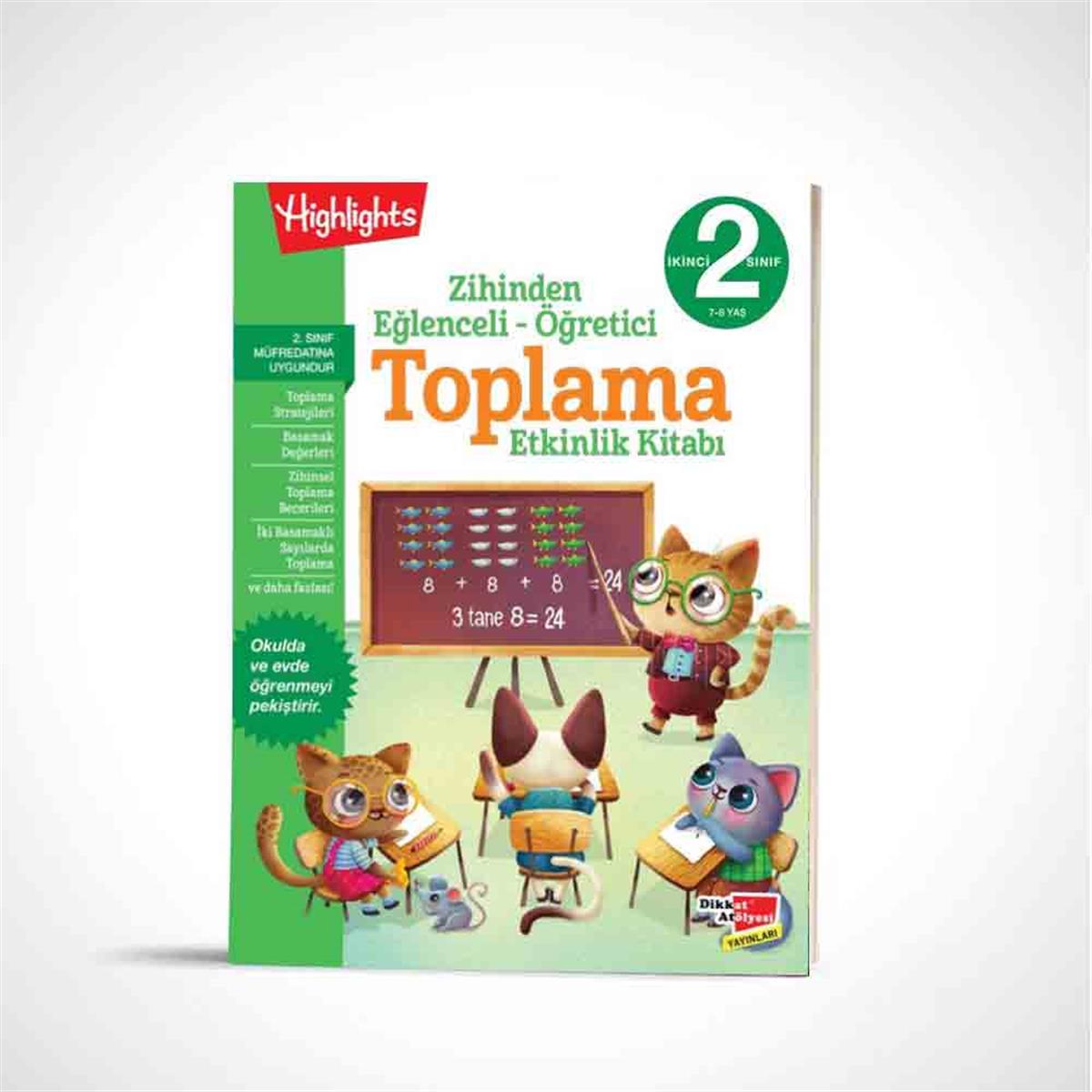 2. Sınıf Zihinden Eğlenceli-Öğretici Toplama Etkinlik Kitabı
