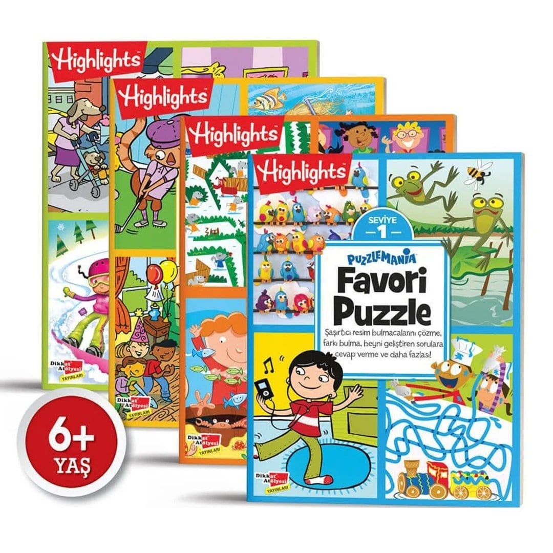 Puzzlemania Favori Puzzle Fark Bulma 4'lü Set