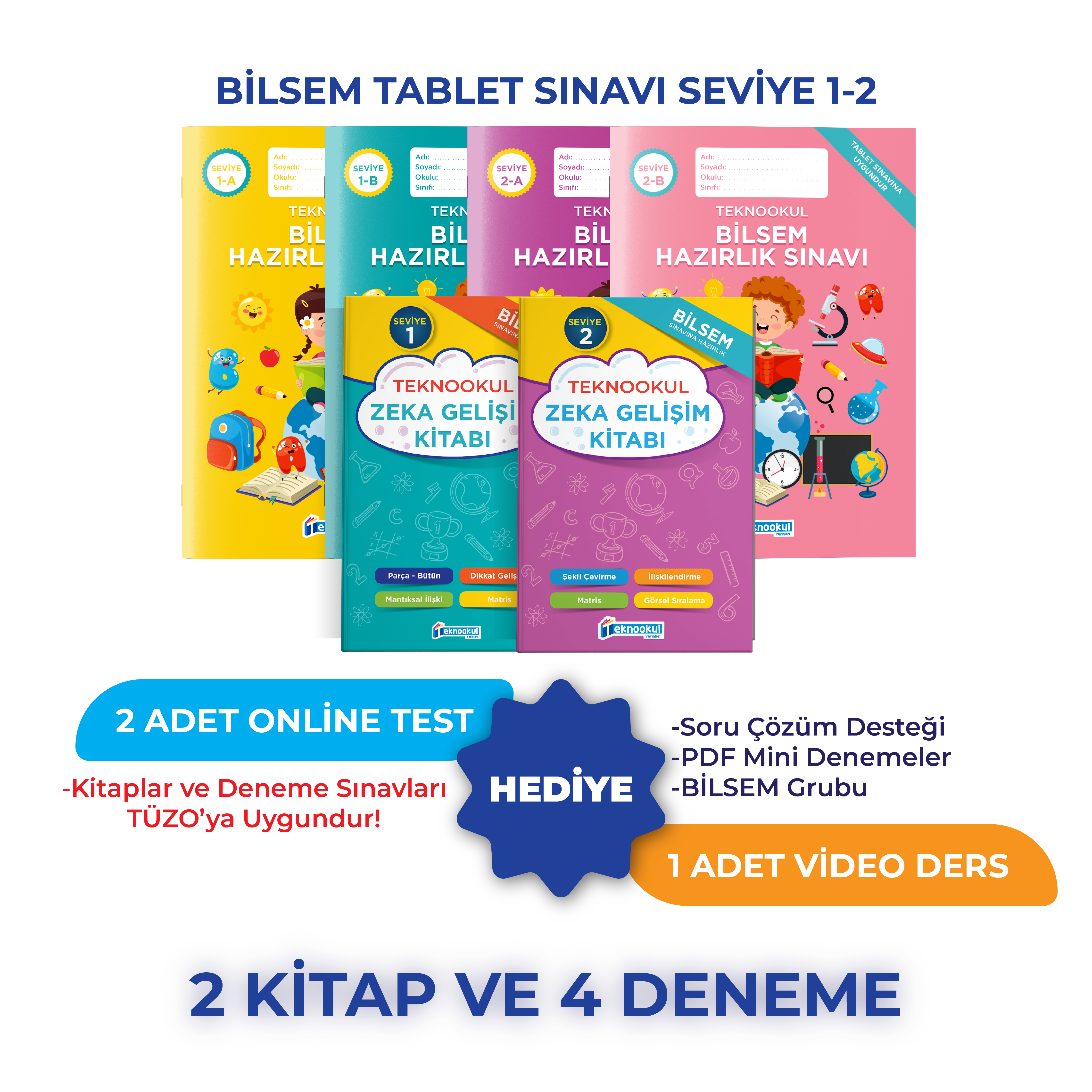 Teknookul Bilsem Hazırlık Seviye 1 Ve Seviye 2 Seti