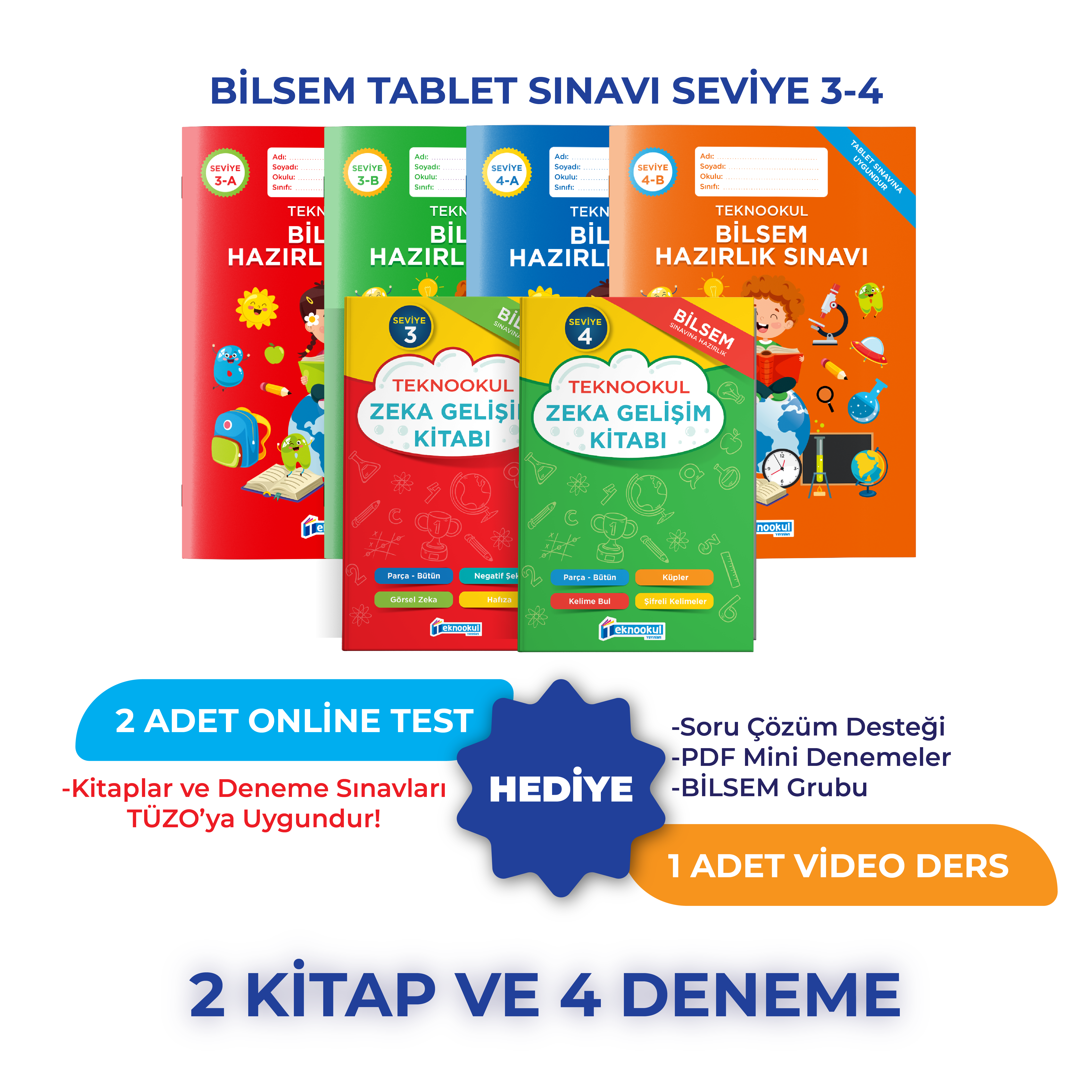 Teknookul Bilsem Hazırlık Seviye 3 Ve Seviye 4 Seti