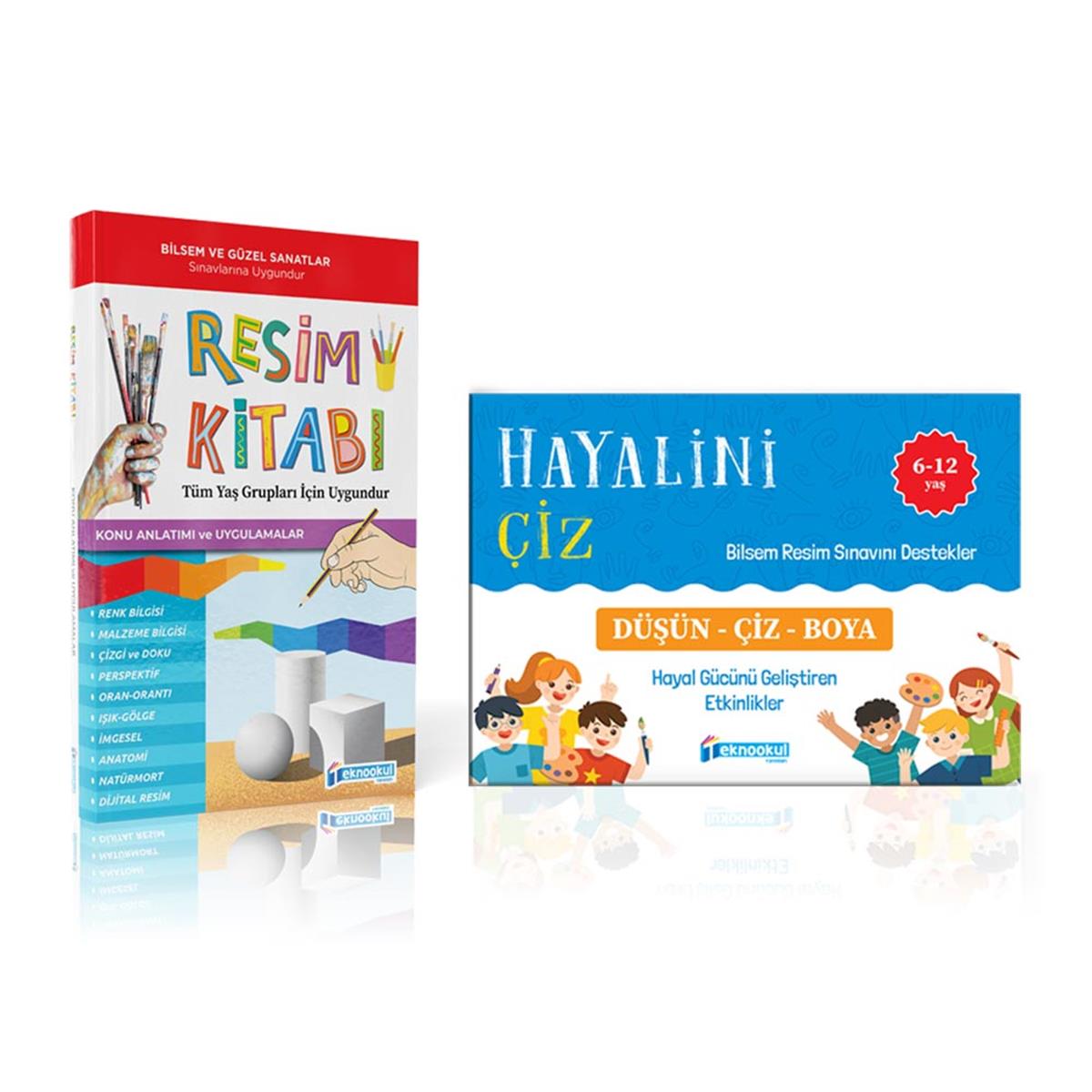 Teknookul Bilsem Resim 2'Li Set (Resim Kitabı, Hayalini Çiz)