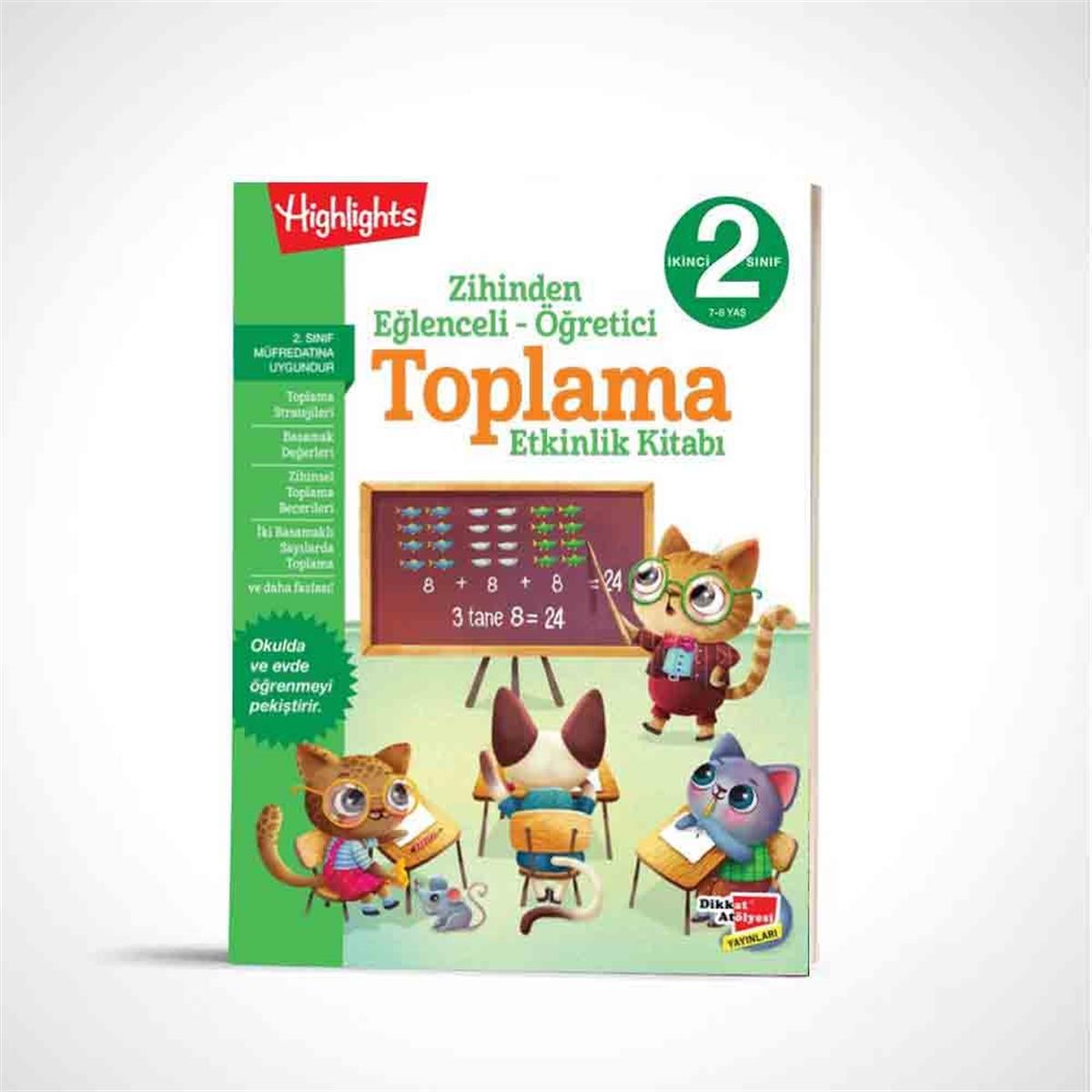 2. Sınıf Zihinden Eğlenceli-Öğretici Toplama Etkinlik Kitabı