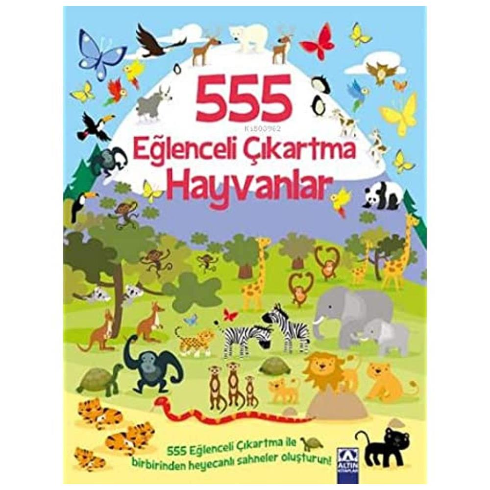 555 EĞLENCELİ ÇIKARTMA - HAYVANLAR