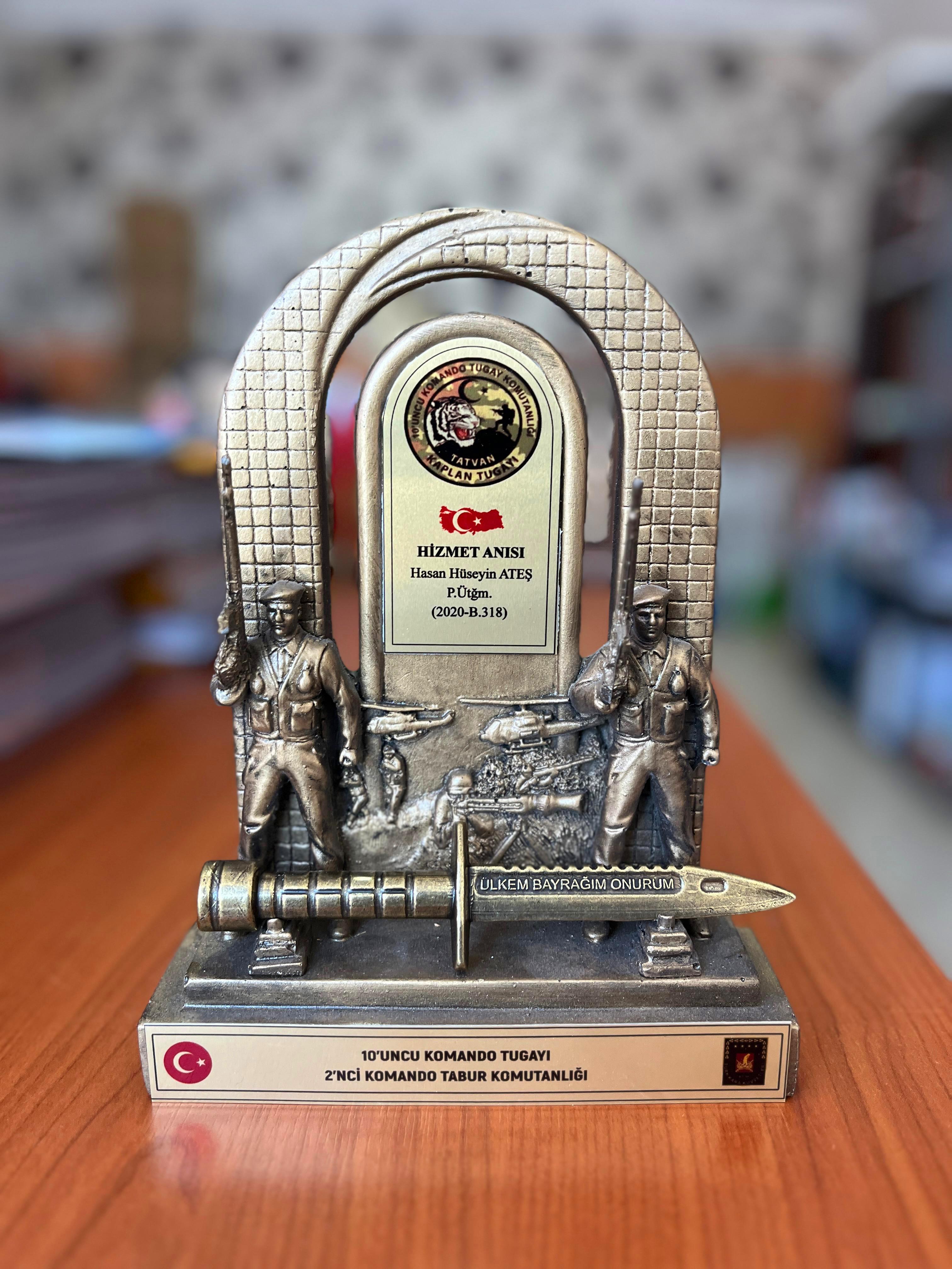 Askeri Birliklere Özel Komando Bıçaklı Hizmet Anısı