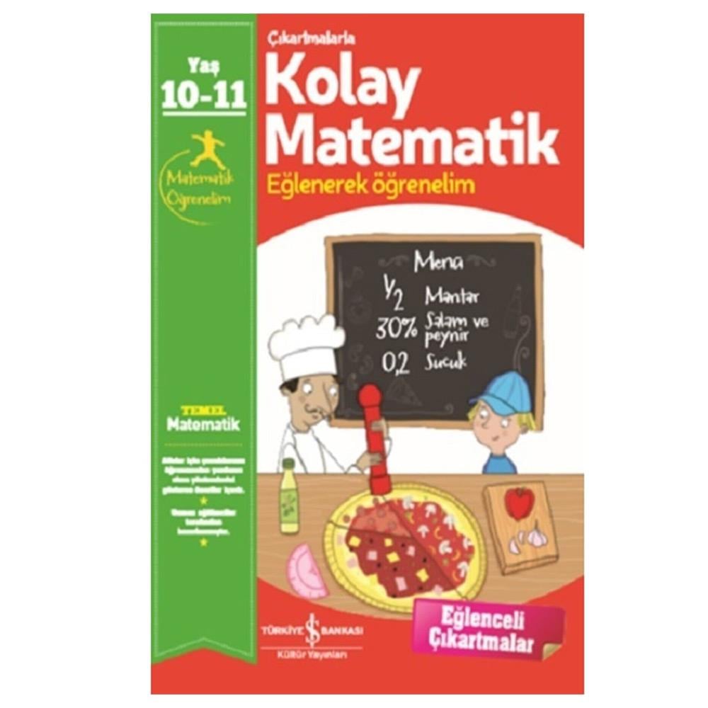 'Çıkartmalarla Kolay Matematik 10-11 Yaş