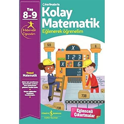 'Çıkartmalarla Kolay Matematik 8-9 Yaş
