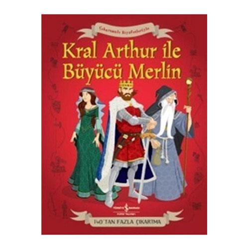 Çıkartmalı Kıyafetleriyle Kral Arthur ve Büyücü Merlin