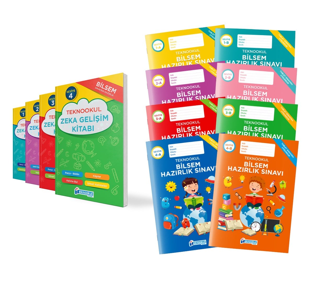 Teknookul Bilsem Hazırlık Tam Set (Seviye 1, Seviye 2, Seviye 3, Seviye 4)