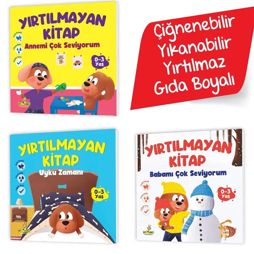 YIRTILMAYAN KİTAP SERİRİ (0-3 YAŞ)