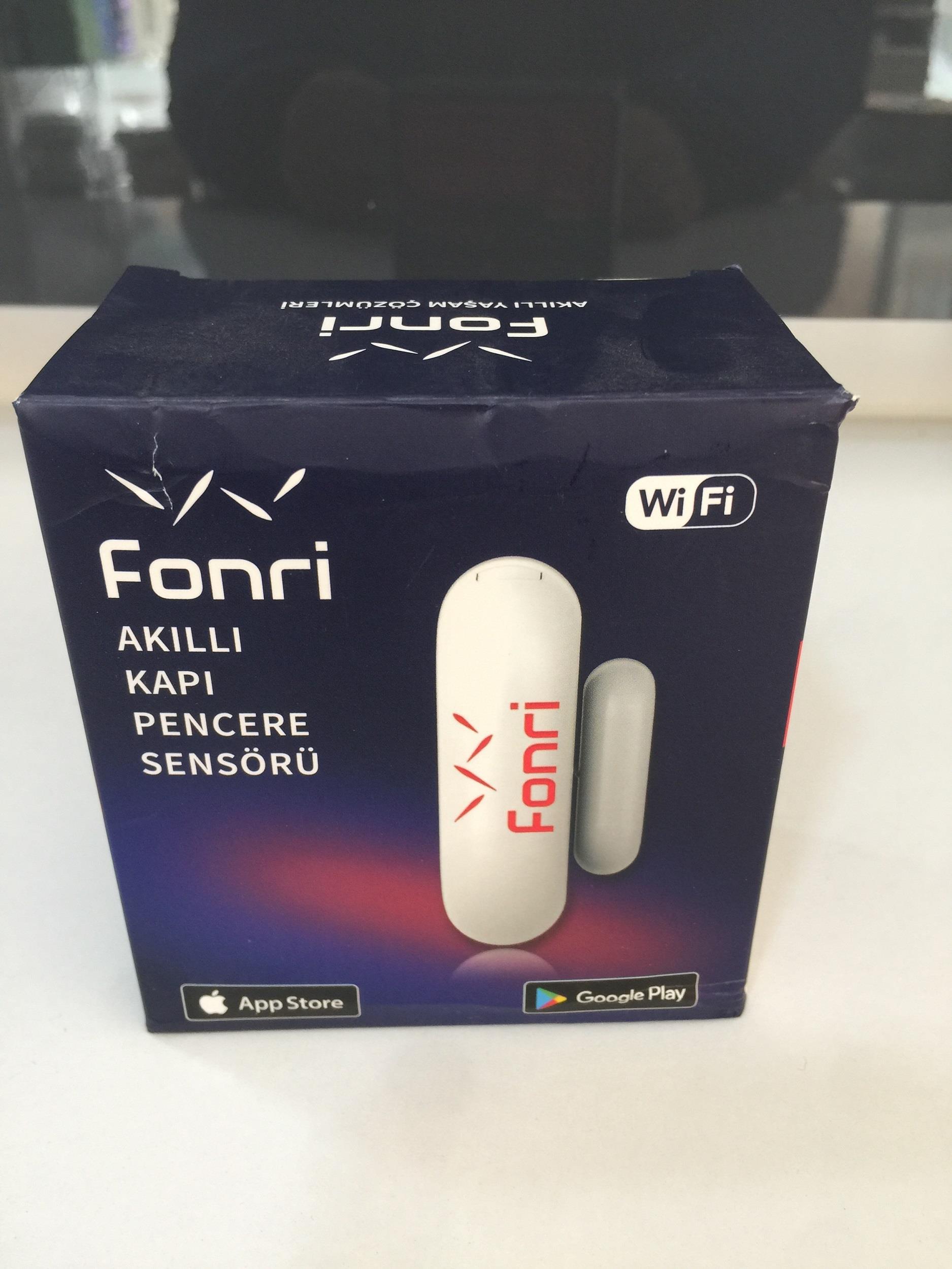 Fonri Wi-Fi Akıllı Kablosuz Kapı Pencere Sensörü, Mobil Bildirim, Uzaktan Takip, Google Asistan Ve Tuya