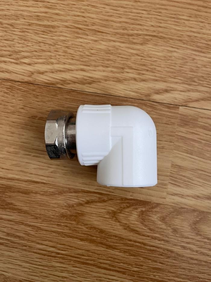 KALDE PP-R KOMBİ BAĞLANTI SETİ DİRSEK 8Lİ WHITE-BEYAZ