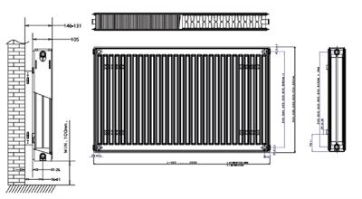 Daikin Tip22 PKKP 600x400 Panel Radyator Kalorifer Petegi