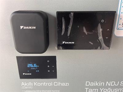 Daikin-DBRTMRFNAATR-Daikin D-Sense Modülasyonlu Kablosuz Oda Termostatı-Modülasyonlu, Akıllı Online Özellikler / D2-BTR ile biten kombilerle uyumludur.