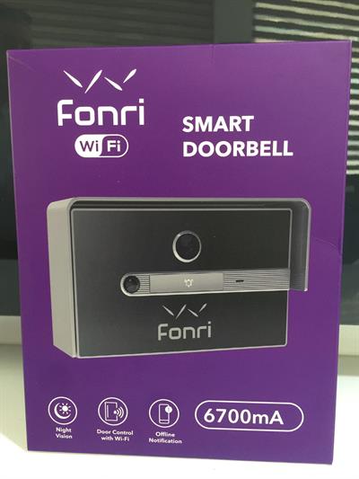 Fonri Akıllı Kapı Zili, Görüntülü, Uzaktan Kontrol, Çoklu Kullanıcı Desteği