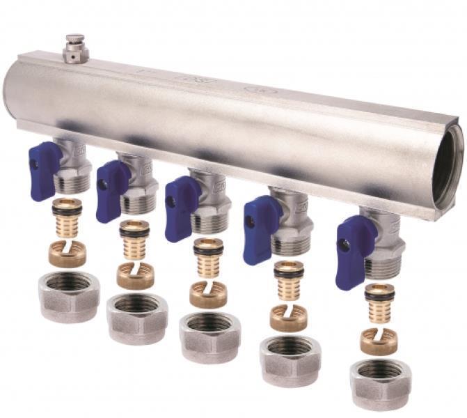 RAKORLUMINIVANACIKISLIKOLLEKTOR_ALUMINYUM_1_680AKonsanKONSAN- 2 ÇIKIŞLI- ALÜMİNYUM- RAKORLU MİNİ VANALI- SICAK SU KOLLEKTÖR GRUBU-1