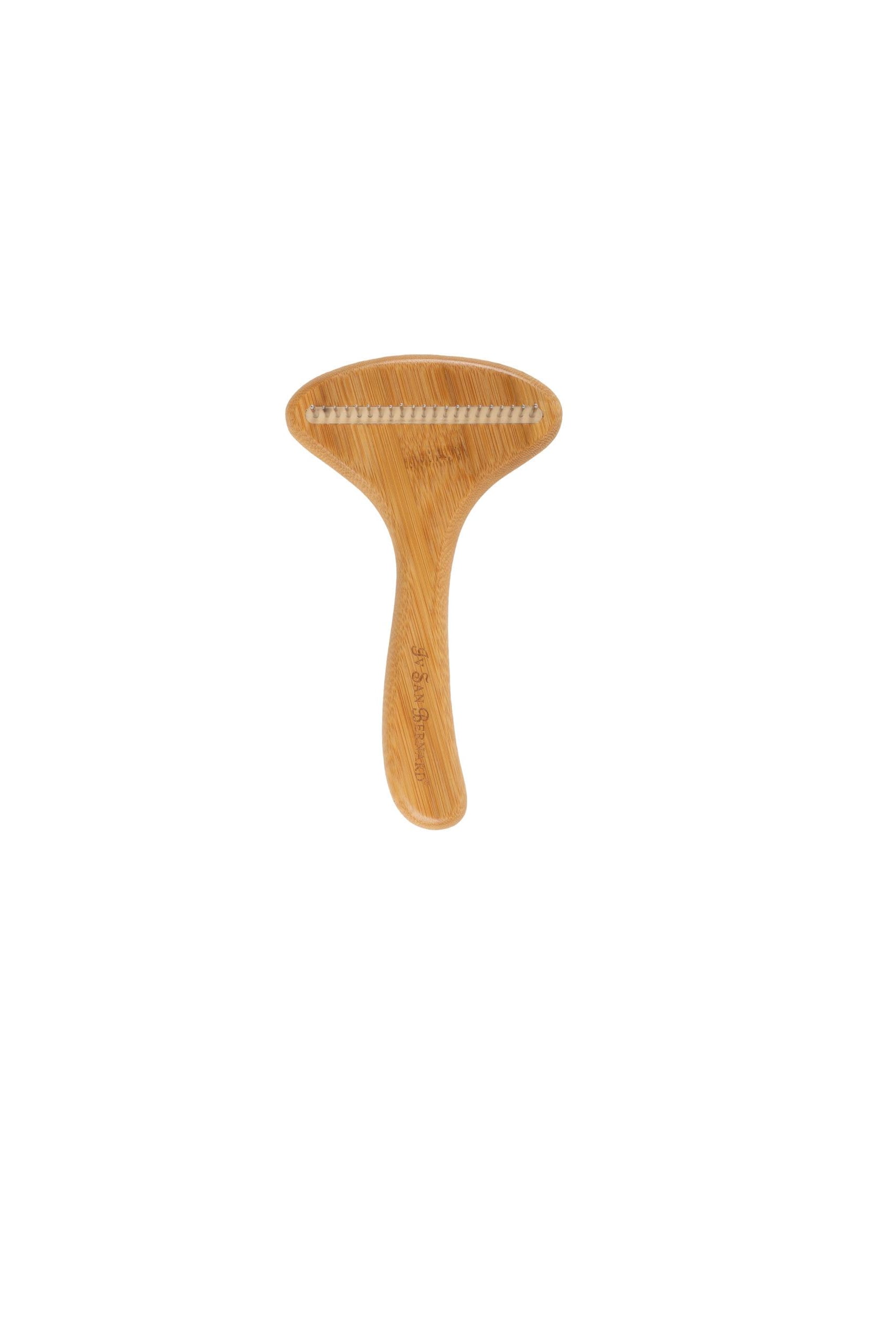 21 Teeth Comb Bamboo Handle - Bambu Saplı Kedi-Köpek Ölü Tüyler İçin Tarak