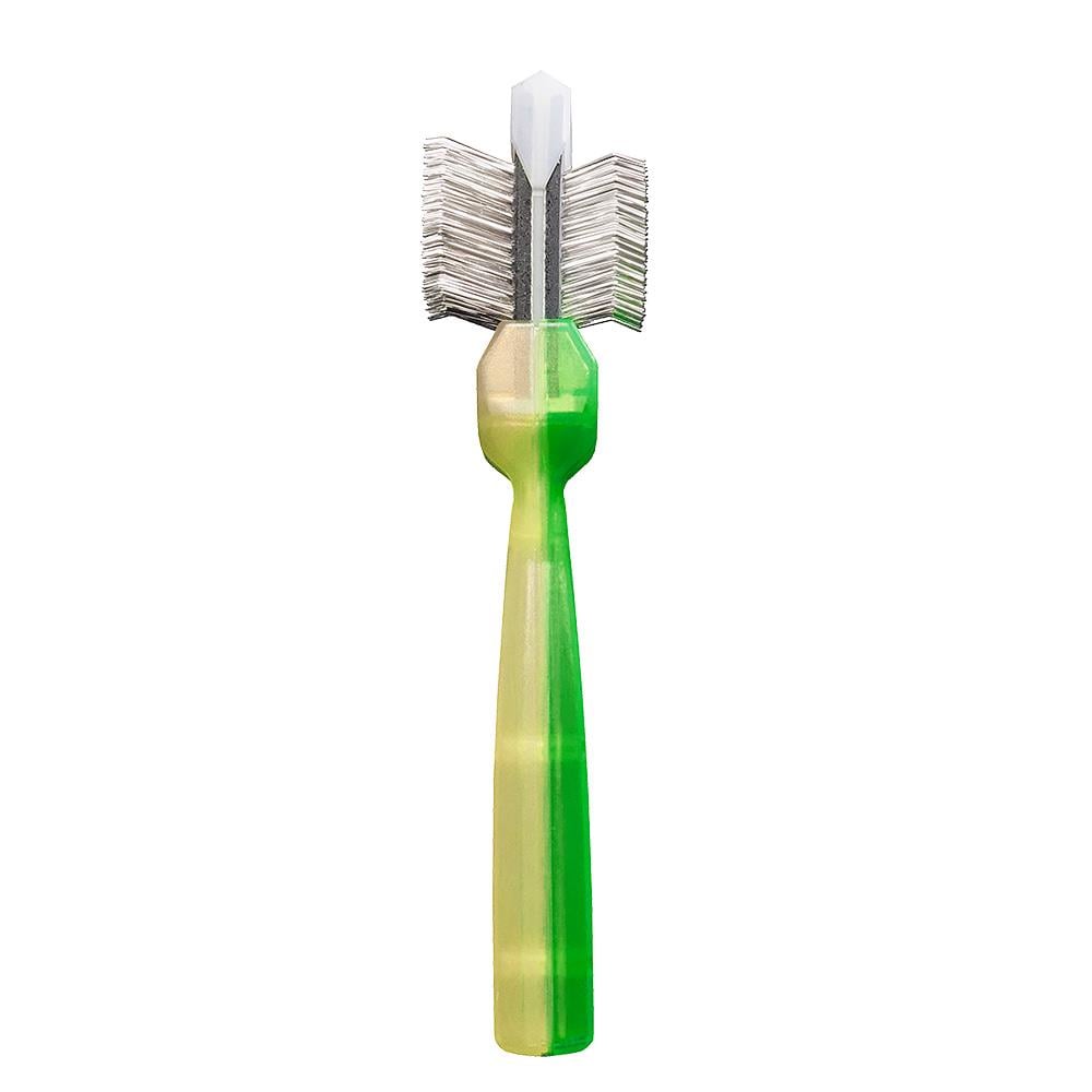 ActiVet Duo Silcoater Green&Gold 2in1 45mm Kısa Tüylü Kedi Köpek Bakım Fırçası