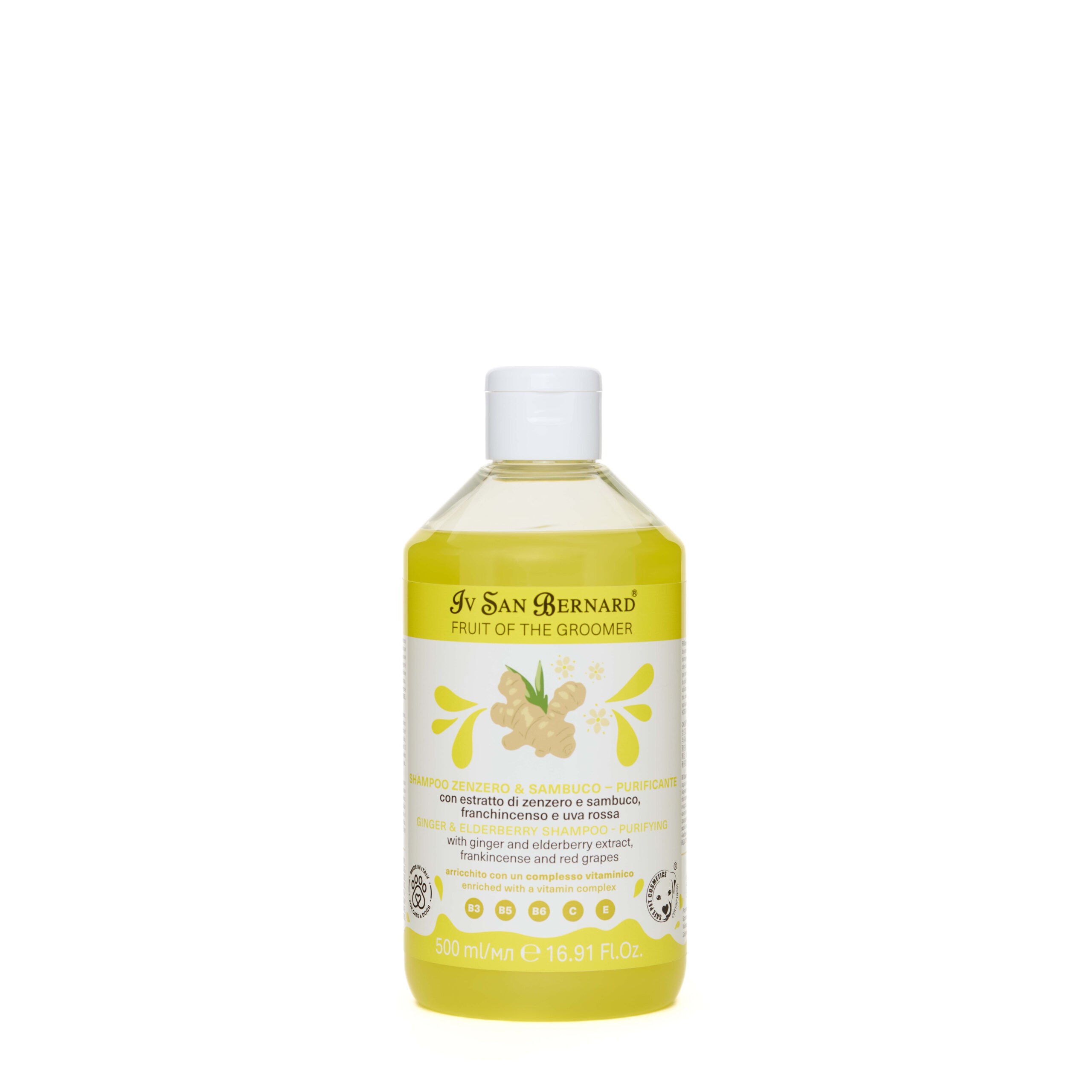 Ginger&Elderberry Shampoo - Kedi ve Köpek Kaşıntıya Karşı Zencefil&Mürver Şampuanı