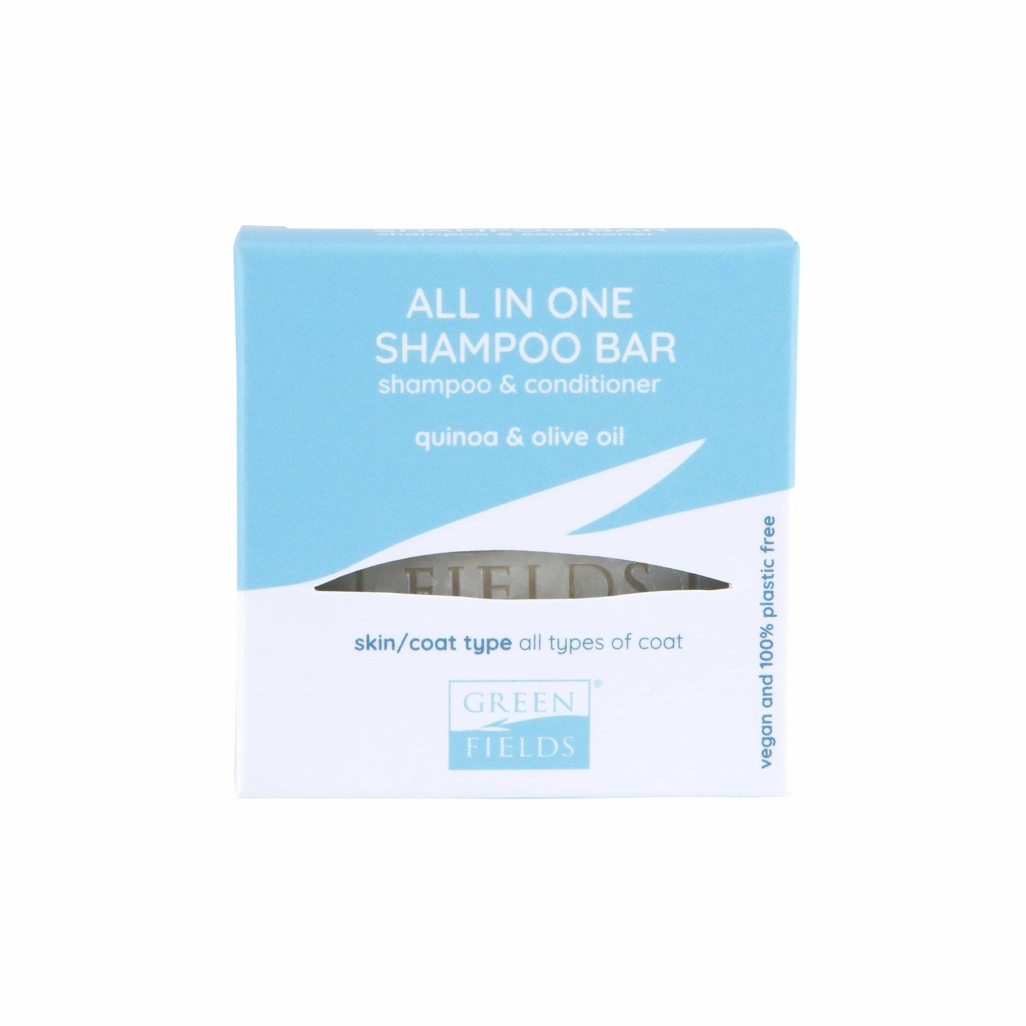 Greenfields All-in-One Shampoo Bar - Köpekler İçin Kinoa ve Zeytinyağlı Kremli Sabun 70gr