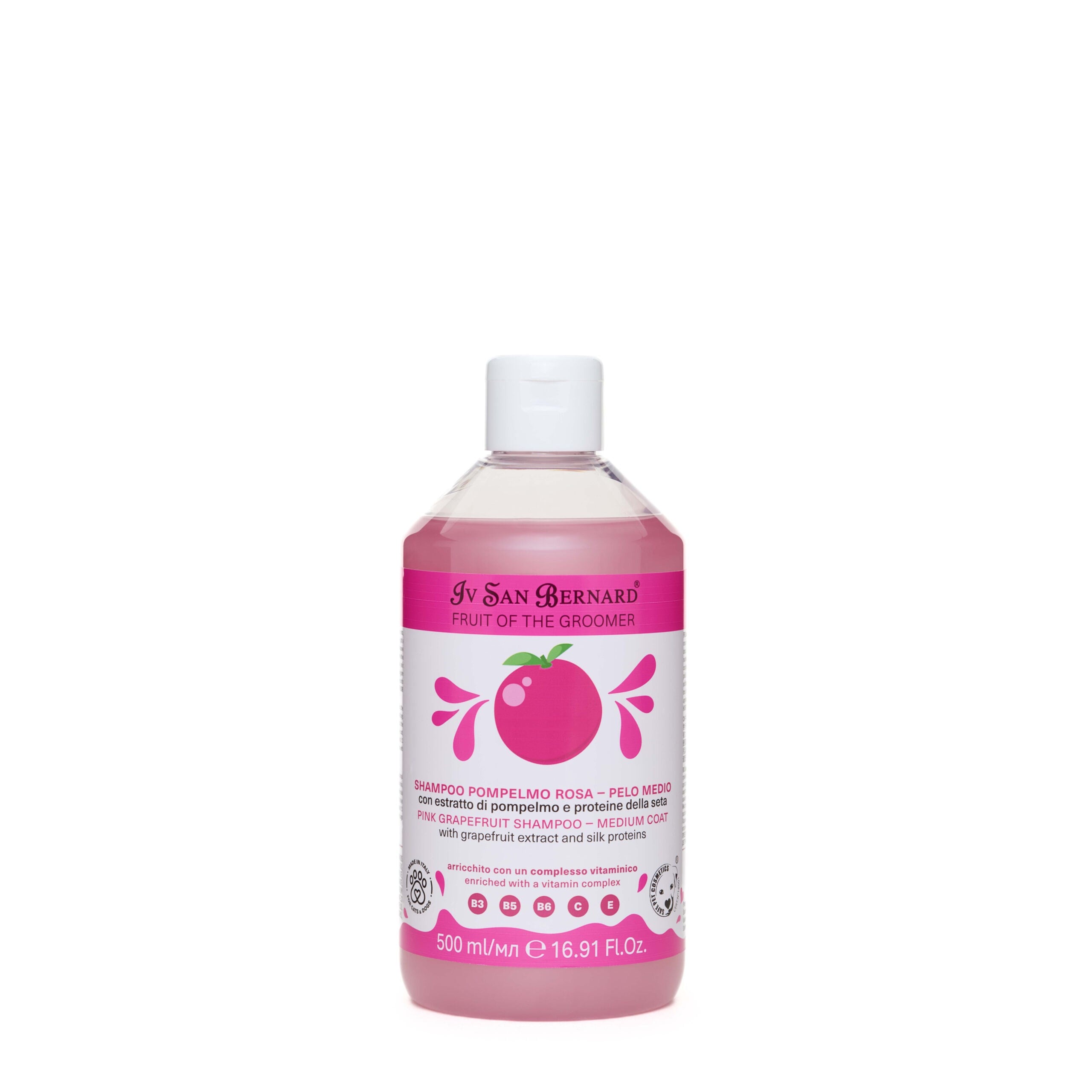 Pink Grapefruit Shampoo Medium Hair - Orta Boy Tüylü Kedi&Köpekler İçin Greyfurtlu Şampuan