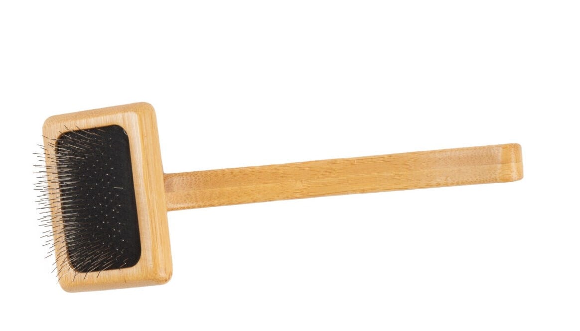 Bamboo Slicker Brush Small - Kedi-Köpek Bakım Fırçası 