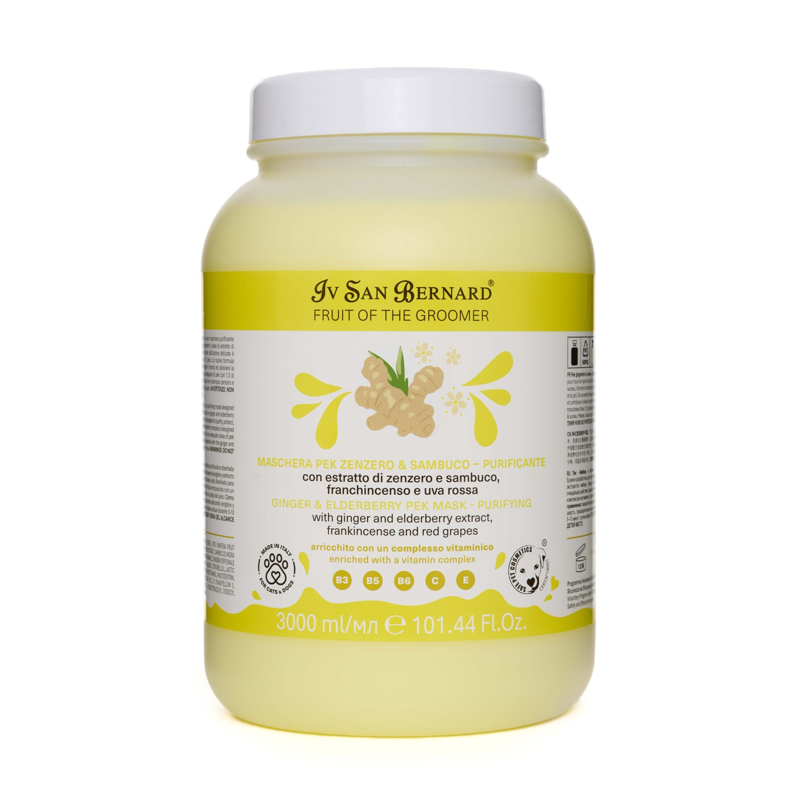 Ginger&Elderberry Mask - Kedi ve Köpekler İçin Kaşıntıya Karşı Zencefil&Mürverli Tüy Bakım Maskesi