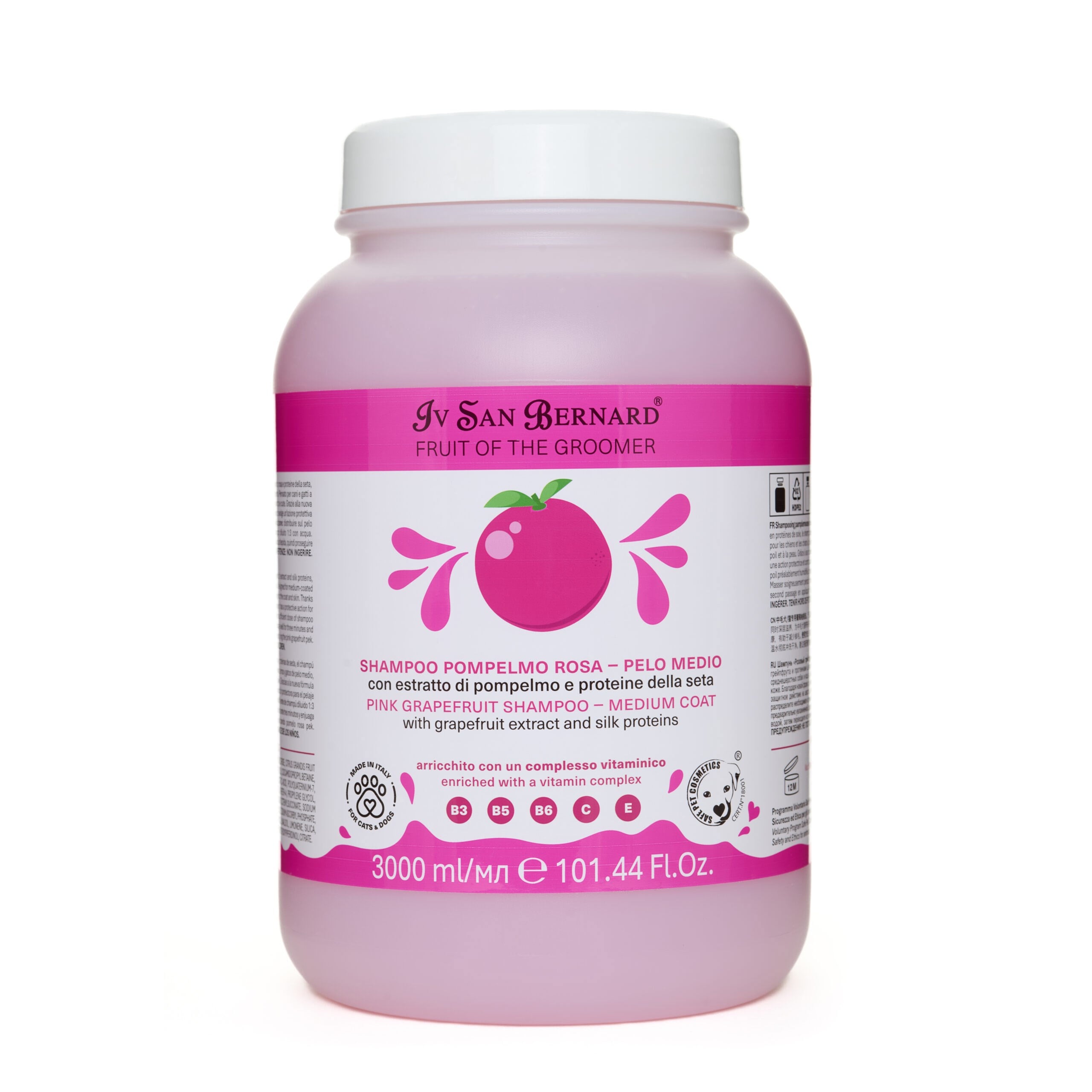 Pink Grapefruit Shampoo Medium Hair - Orta Boy Tüylü Kedi&Köpekler İçin Greyfurtlu Şampuan