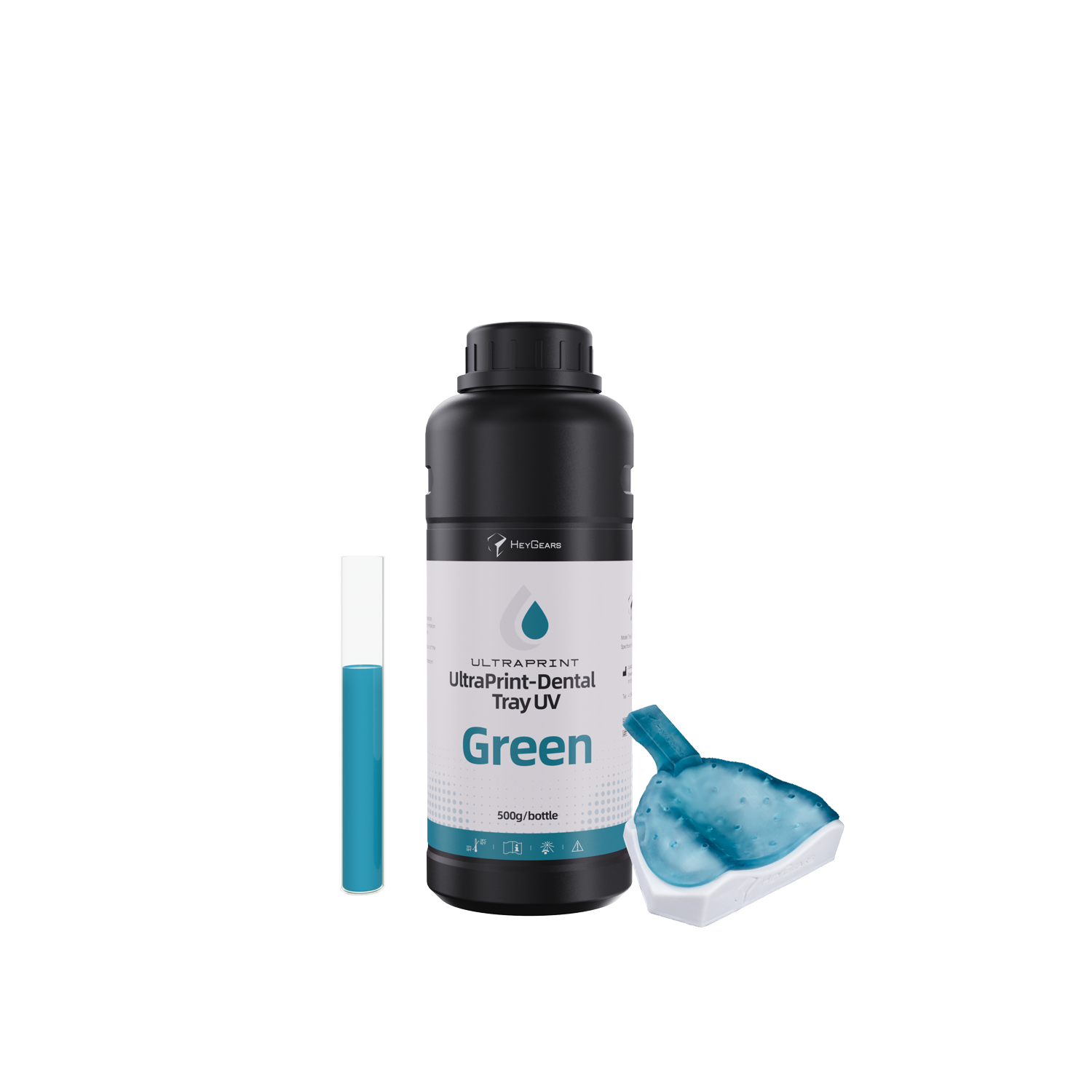 HeyGears UltraPrint Dental Tray UV 3.0 Green 500gReçinelerHeyGearsAsil Dental