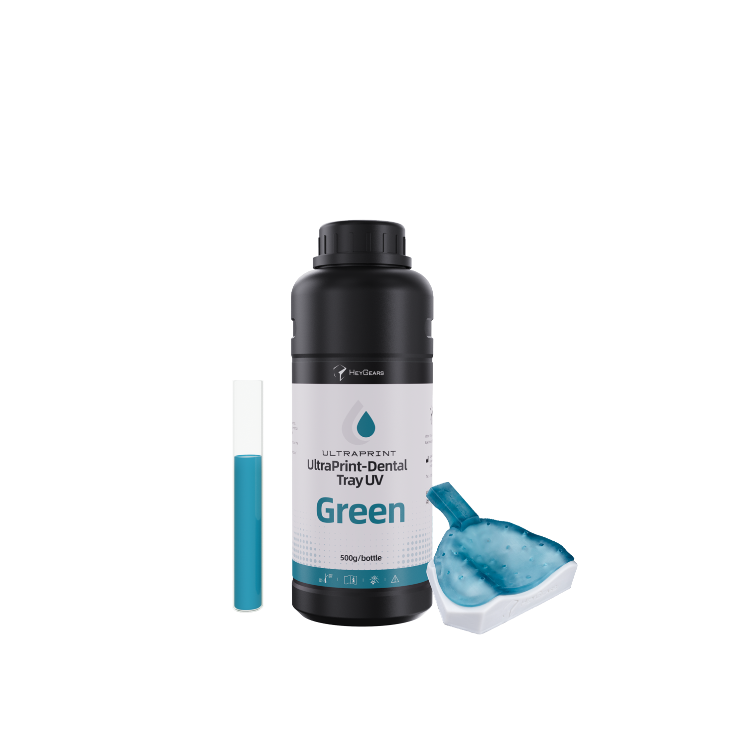 HeyGears UltraPrint Dental Tray UV 3.0 Green 500gReçinelerHeyGearsAsil Dental