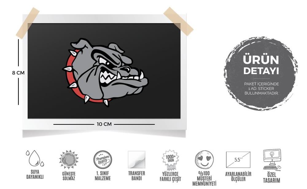 ALT5- Gri Bulldog Etiketi
