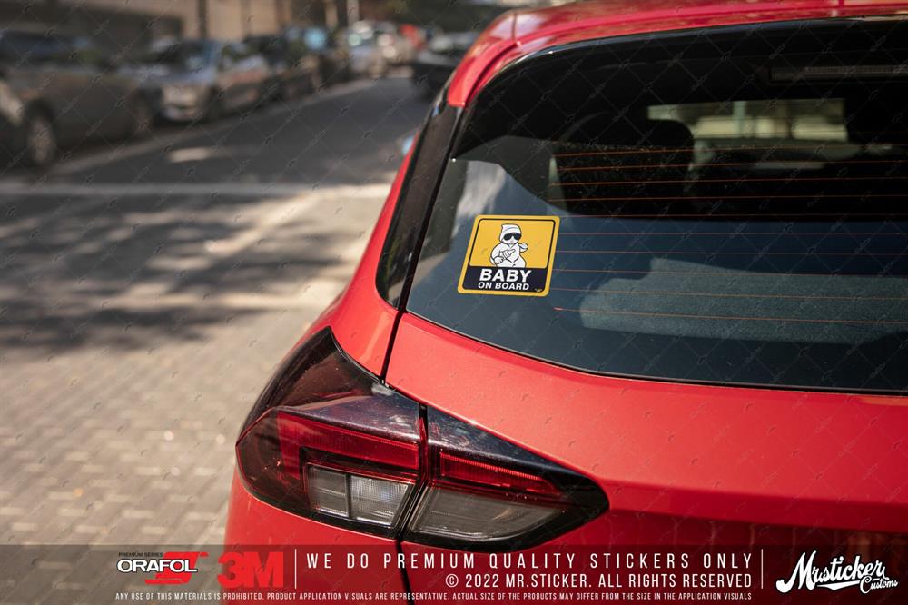 BOB1 Baby On Board Etiketi 3lü Set