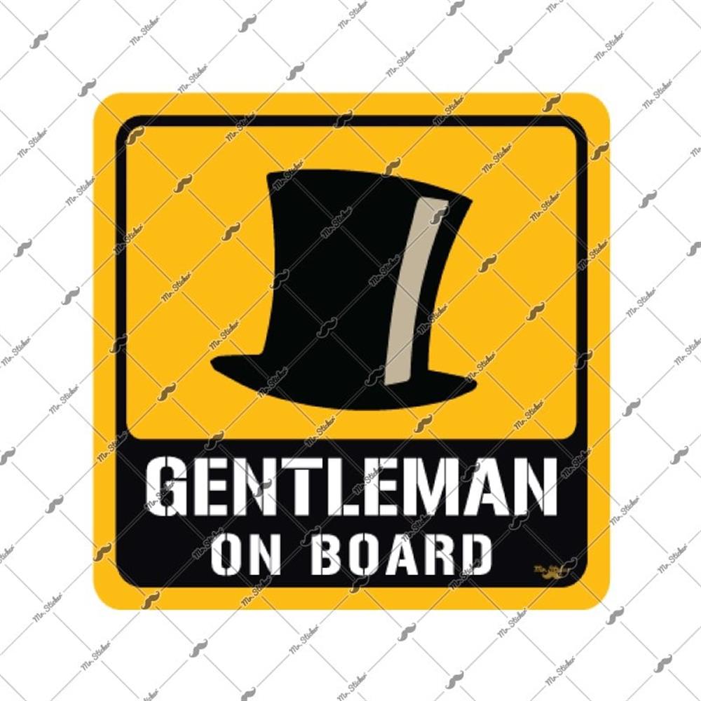 BOB5 Gentleman On Board Etiketi