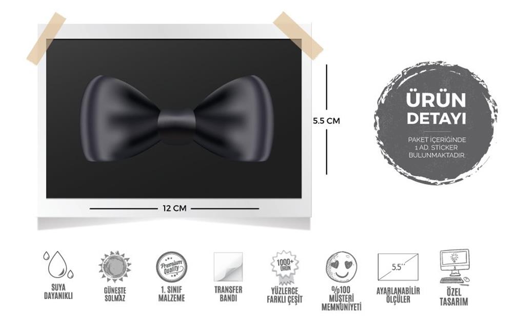 BWTM2 Siyah Papyon Etiketi