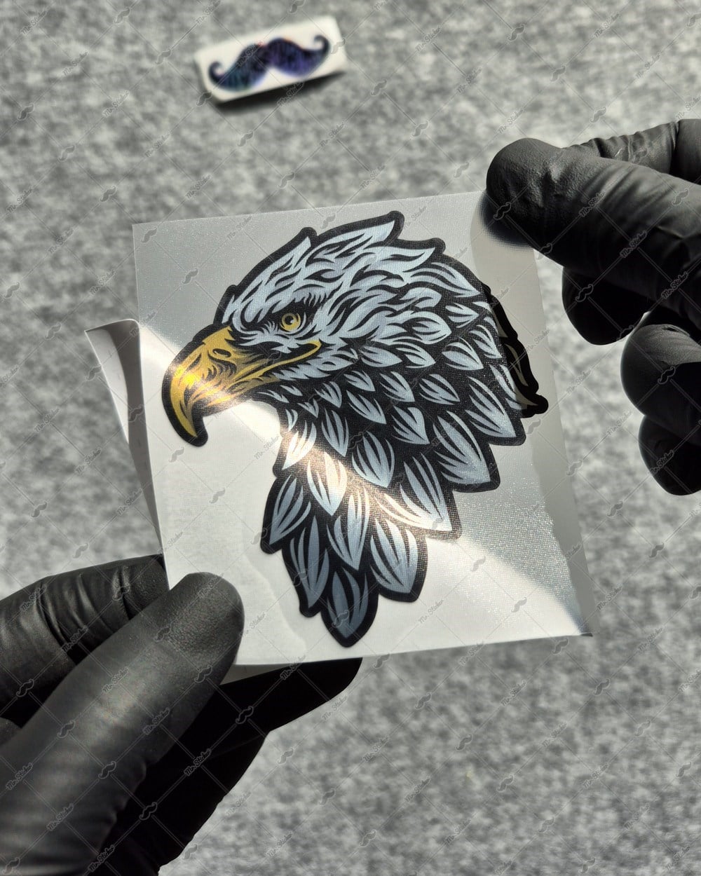 CHR24 Krom Seri Kartal Kafasi Etiketi