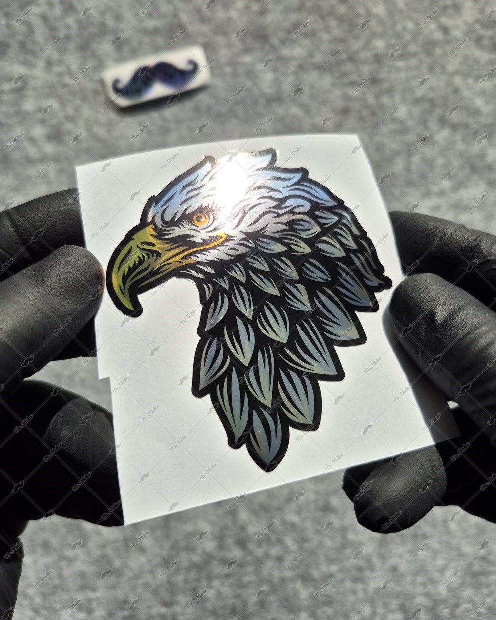 CHR24 Krom Seri Kartal Kafasi Etiketi