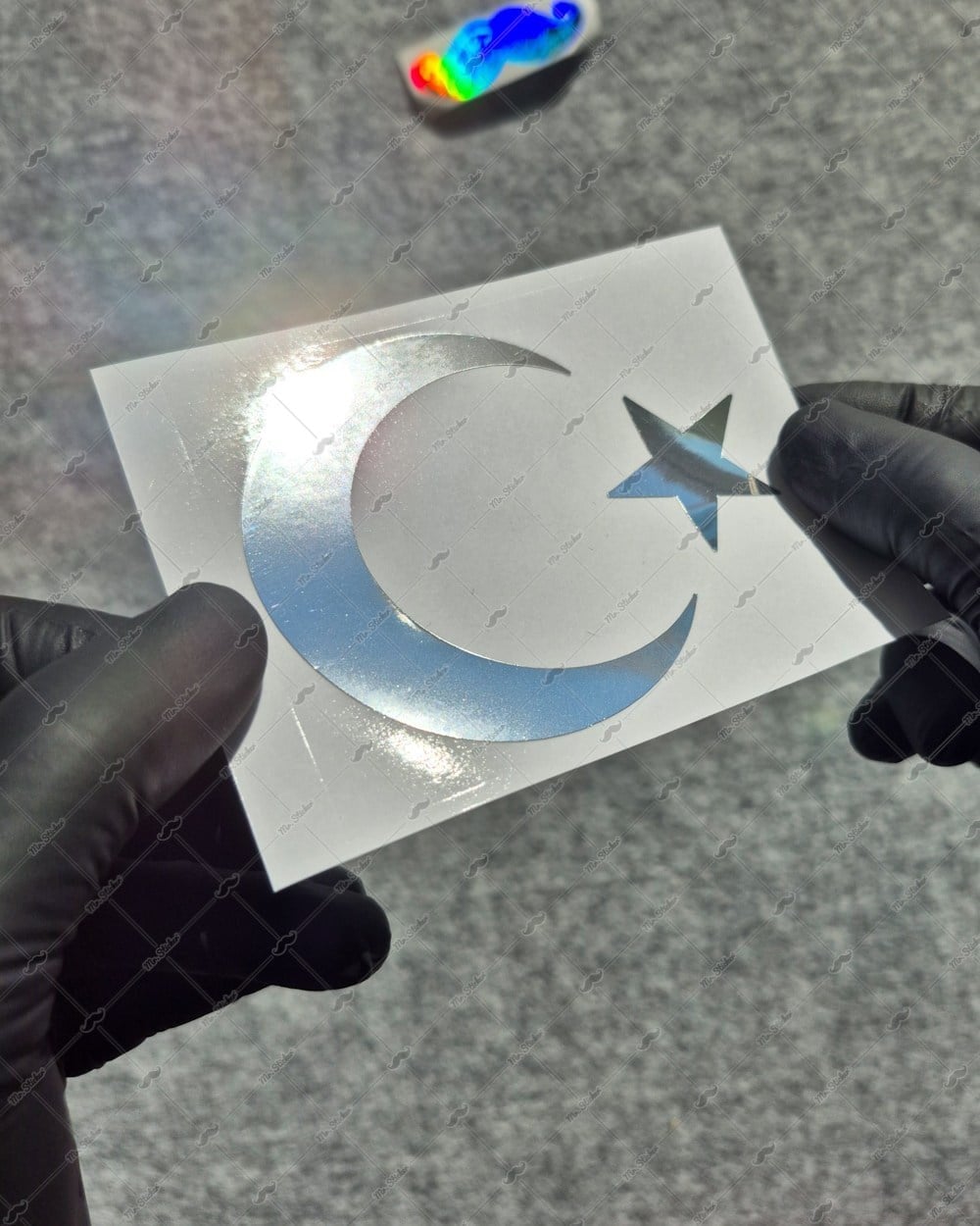 CHR6 Krom Seri Ay Yıldız Etiketi
