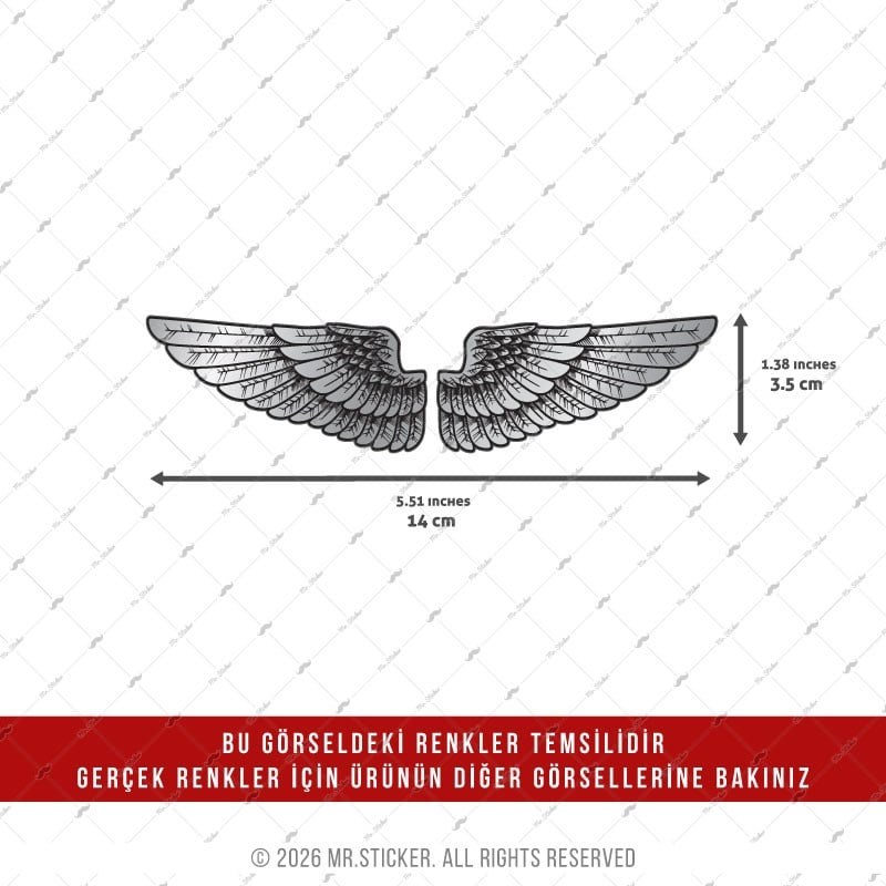 CHR9 Krom Seri Kanat Etiketi