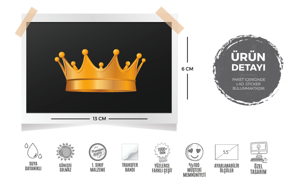 CRW2 Kral Taci Etiketi