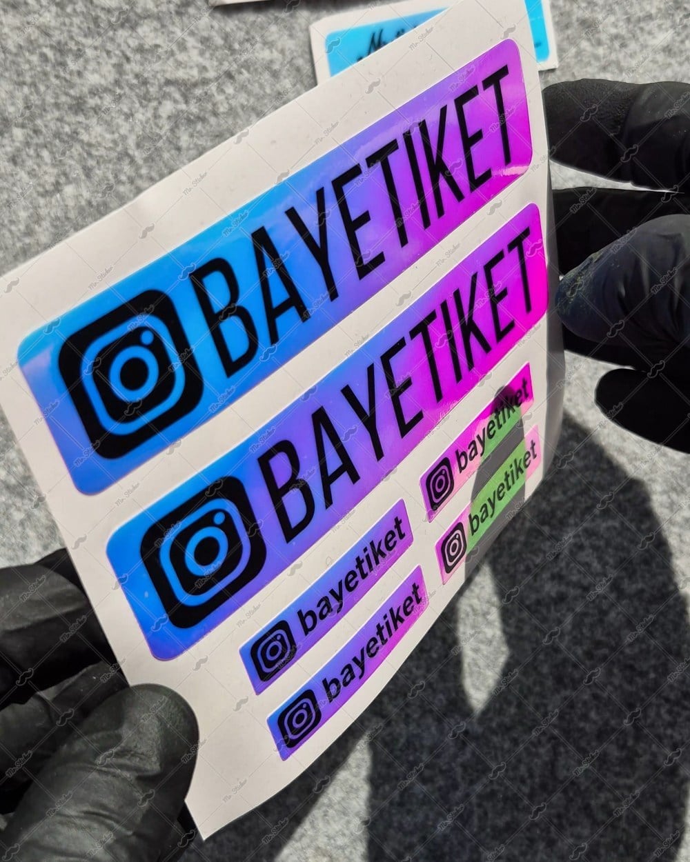 CSFT1 Instagram Seti 6 Parça Renk Değiştiren Krom Malzeme