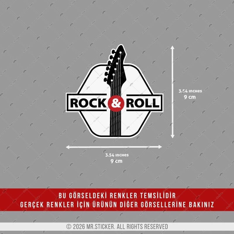 CSFT27 Renk Değiştiren Seri Rock N Roll Etiketi