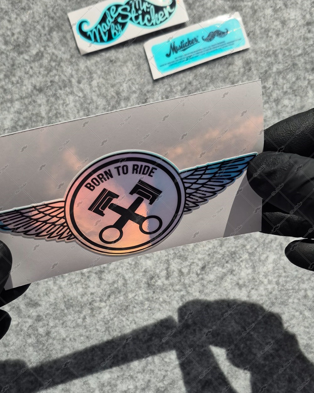 CSFT29 Renk Değiştiren Seri Ride or Die Yazılı Etiket