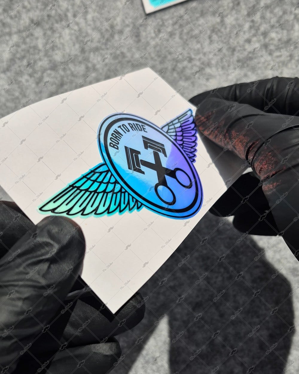CSFT29 Renk Değiştiren Seri Ride or Die Yazılı Etiket