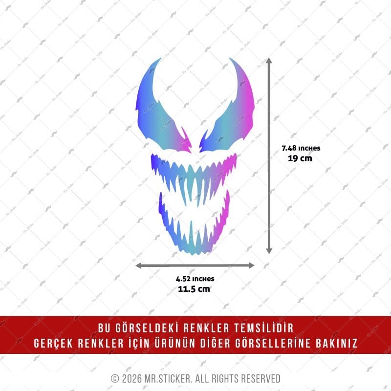 CSFT38 Renk Değiştiren Seri Korkutucu Yuzler Serisi no1