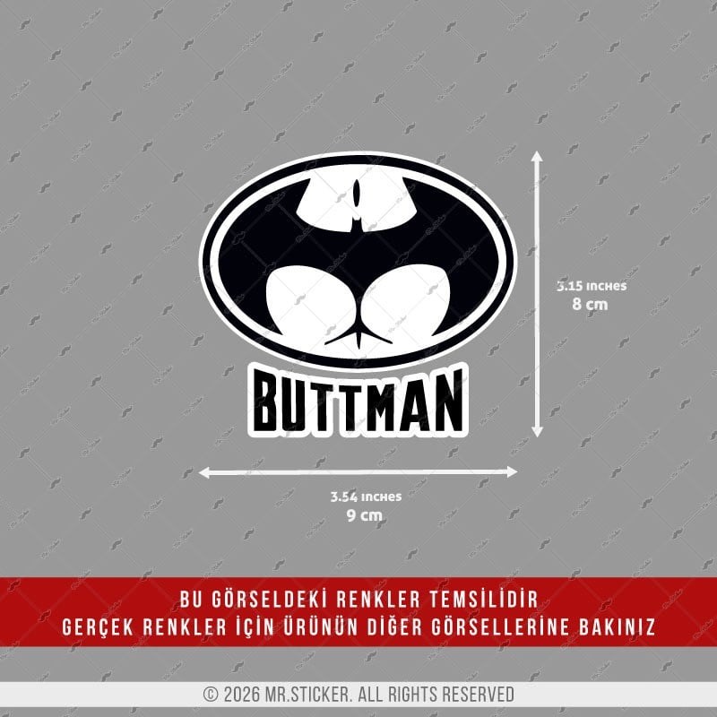 CSFT39 Renk Değiştiren Seri Buttman Etiketi