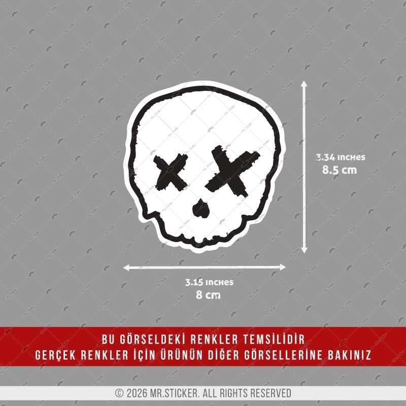 CSFT40 Renk Değiştiren Seri Kurukafa Etiketi
