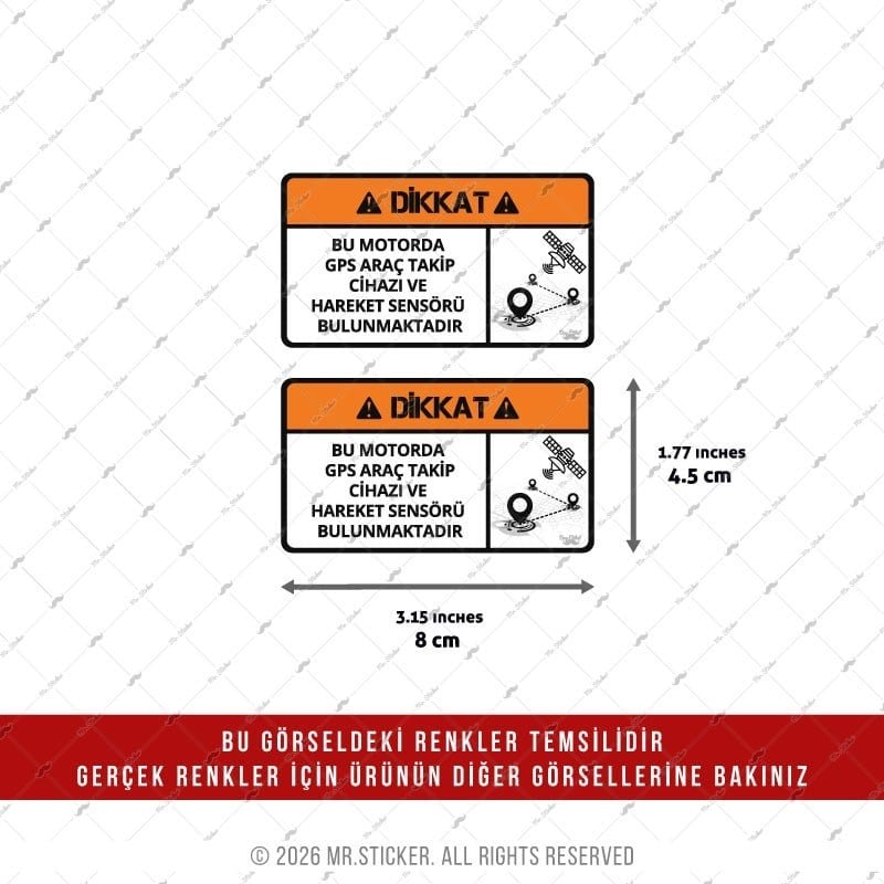 CSFT42 Renk Değiştiren Seri Motorda Takip Cihazi Var 2li Set