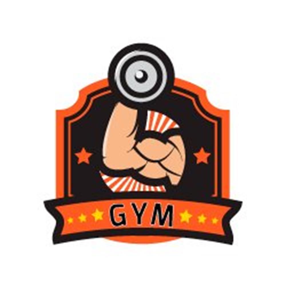 GYM12 GYM Etiketi Retro Tasarim
