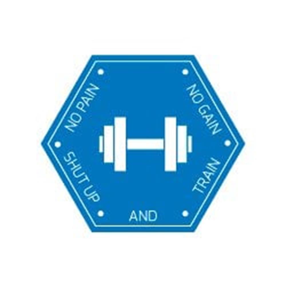 GYM7 Acı Yoksa Kas Da Yok Söylenme Calış Sloganlı Etiketi